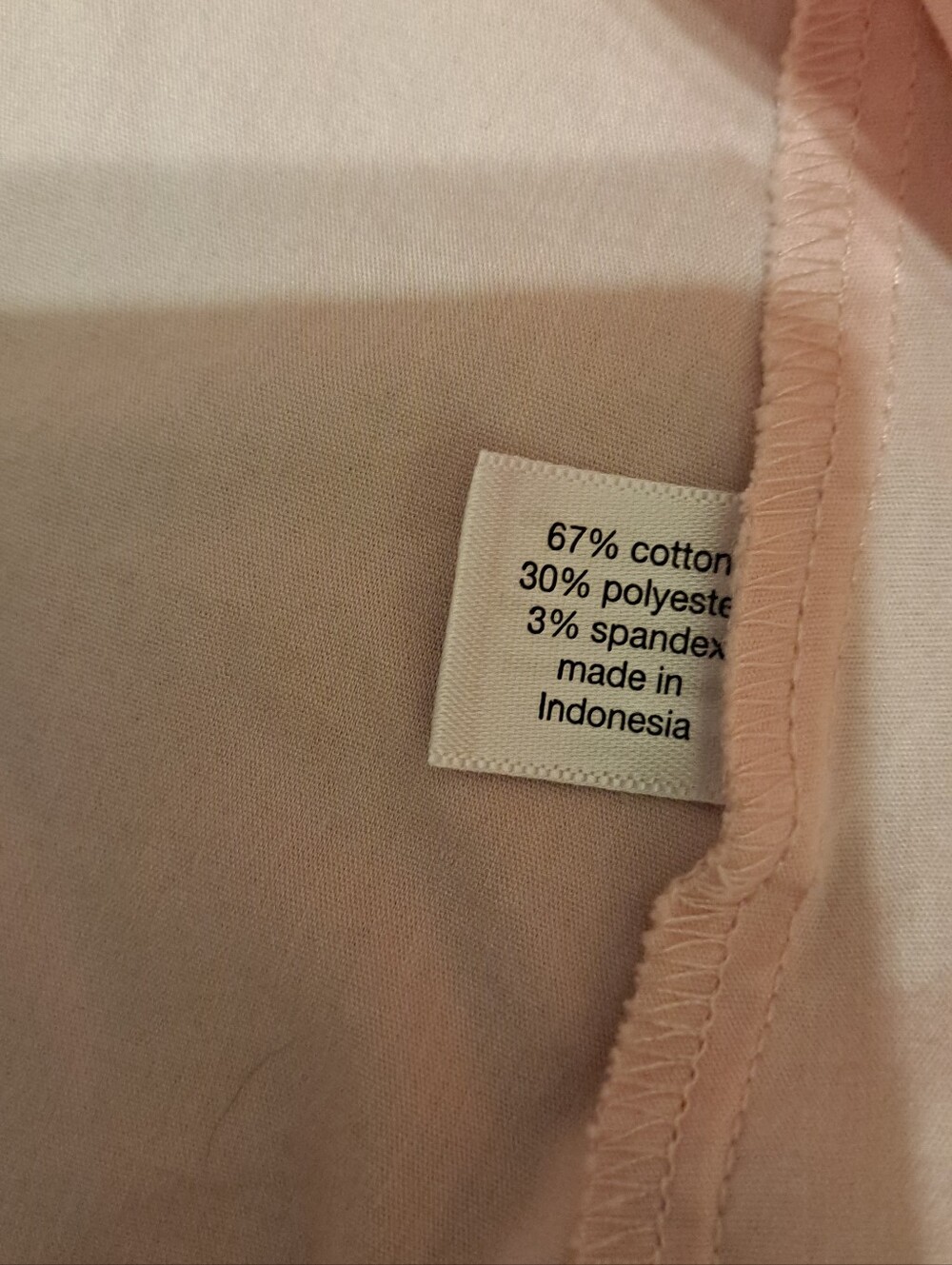 Lane Bryant Light Pink Sleeveless Collared Button-Up Top Sz 16 - Picture 5 of 7